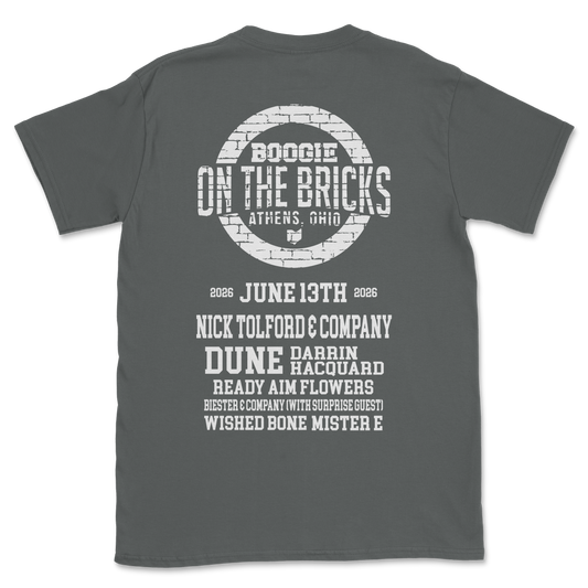 "Boogie On The Bricks" T-Shirt (Charcoal)