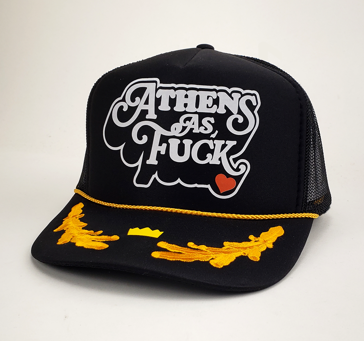 Athens AF Captain Trucker Hat (Black)