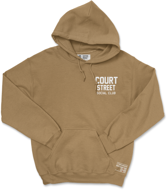 Court Street Social Club Hoodie (Sand)