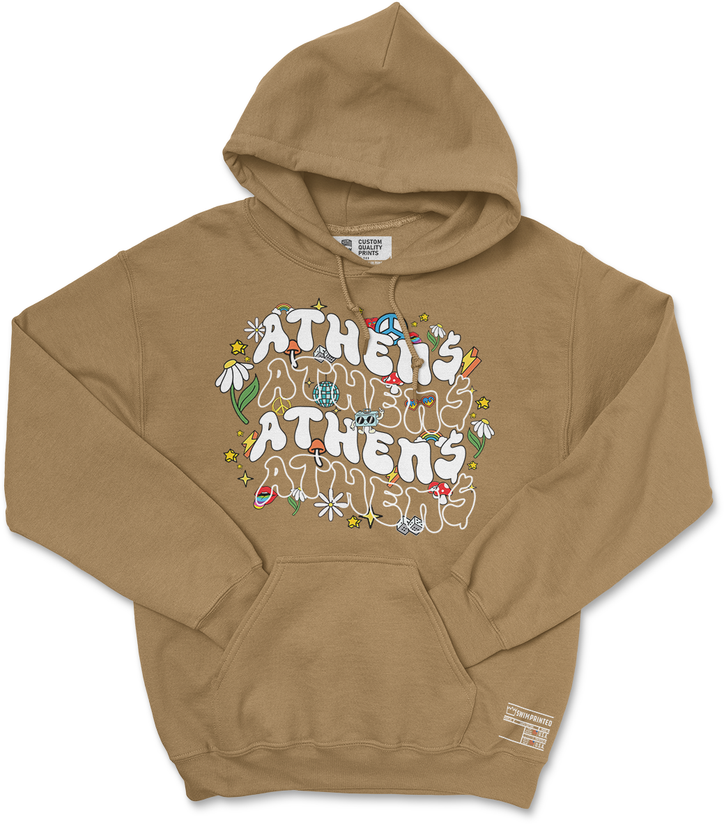 Athens Retro Hoodie (Sand)