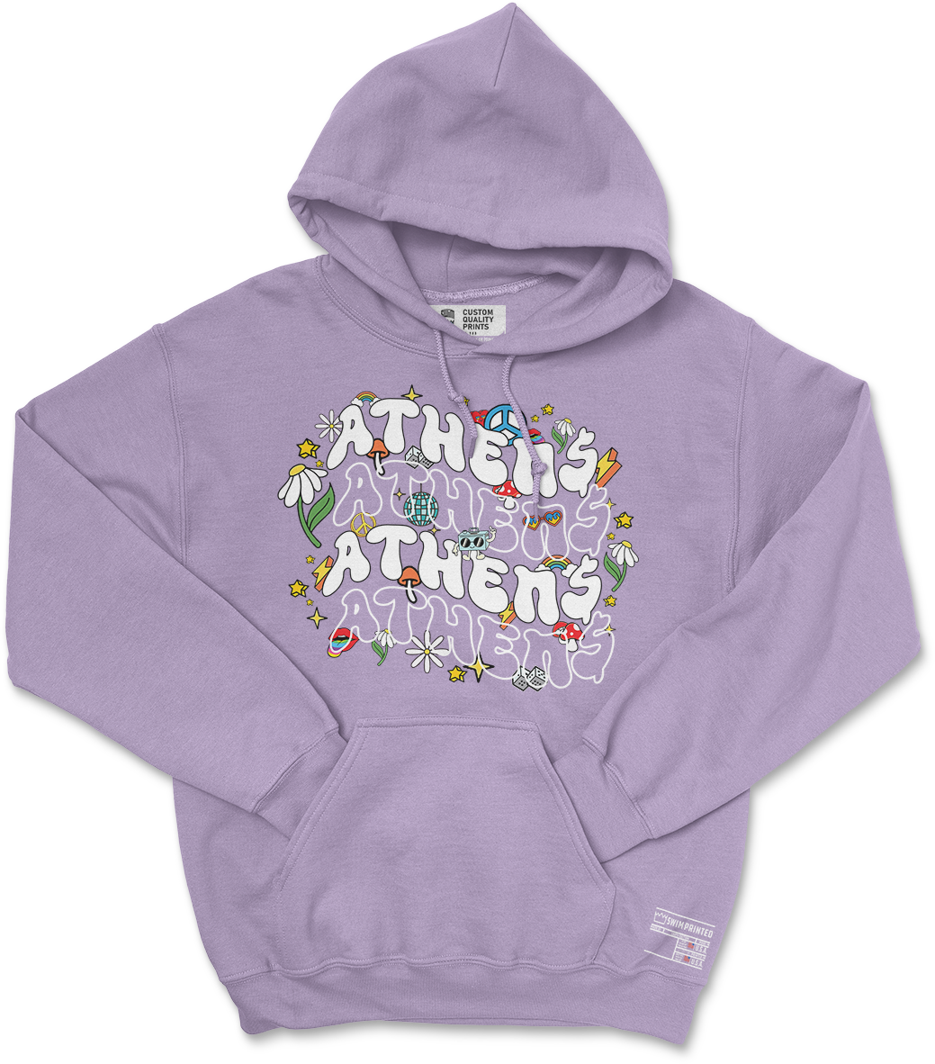 Athens Retro Hoodie (Orchid)