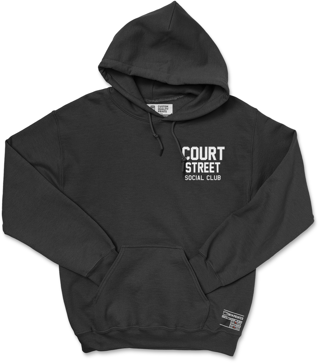 Court Street Social Club Hoodie (Black)