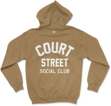 Load image into Gallery viewer, Court Street Social Club Hoodie (Sand)
