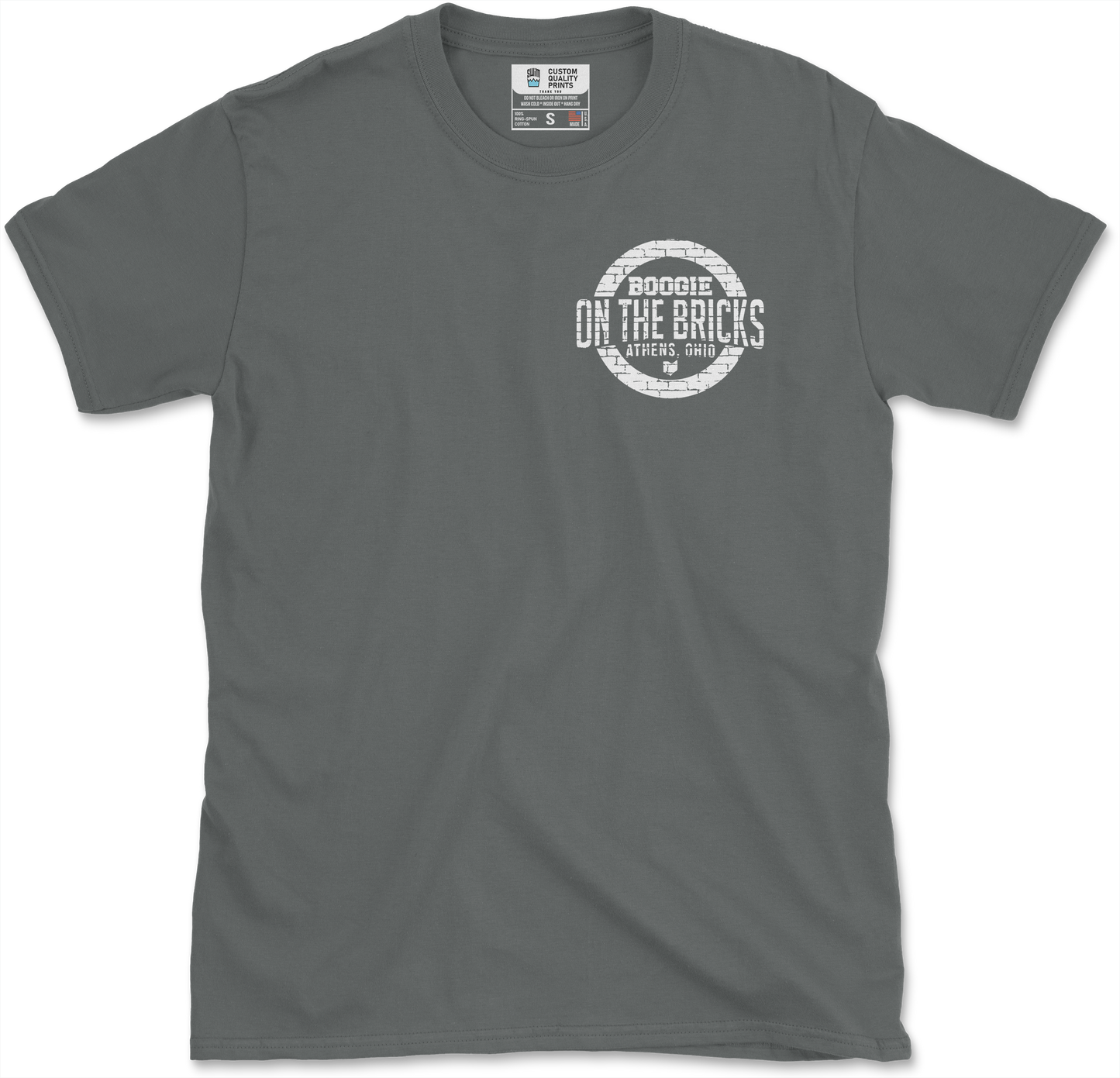 "Boogie On The Bricks" T-Shirt (Charcoal)