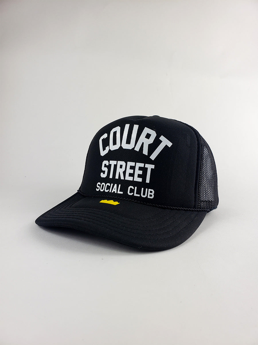 Court Street Social Club Trucker Hat (Black)