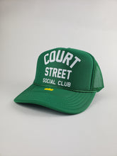 Load image into Gallery viewer, Court Street Social Club Trucker Hat (Green)
