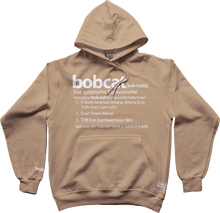Load image into Gallery viewer, The Definition Of A Bobcat Hoodie (Sand)

