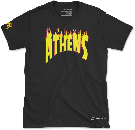 Athens On Fire T-Shirt (Black)