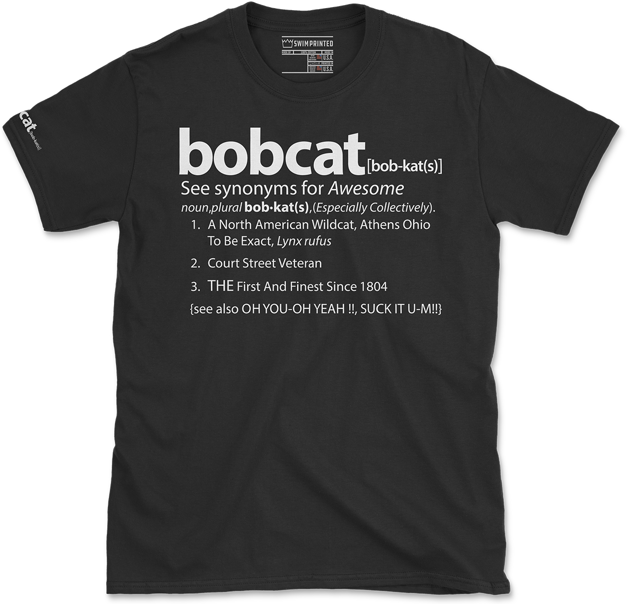 The Definition Of A Bobcat T-Shirt (Black)