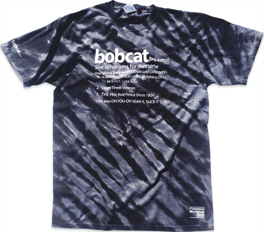 The Definition Of A Bobcat T-Shirt (Black Tie-Dye)