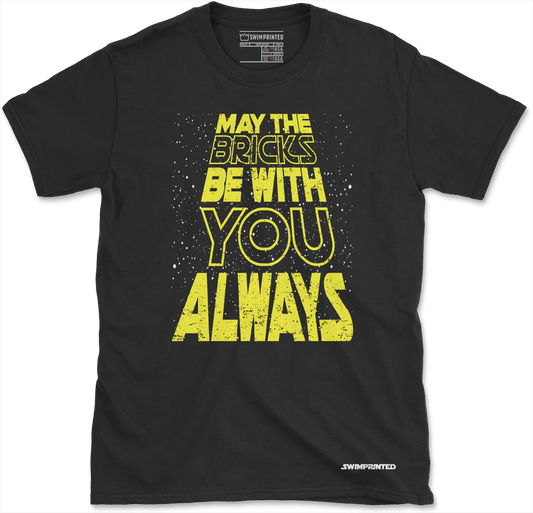 May The Bricks Be With You Always, Star Wars (Black)