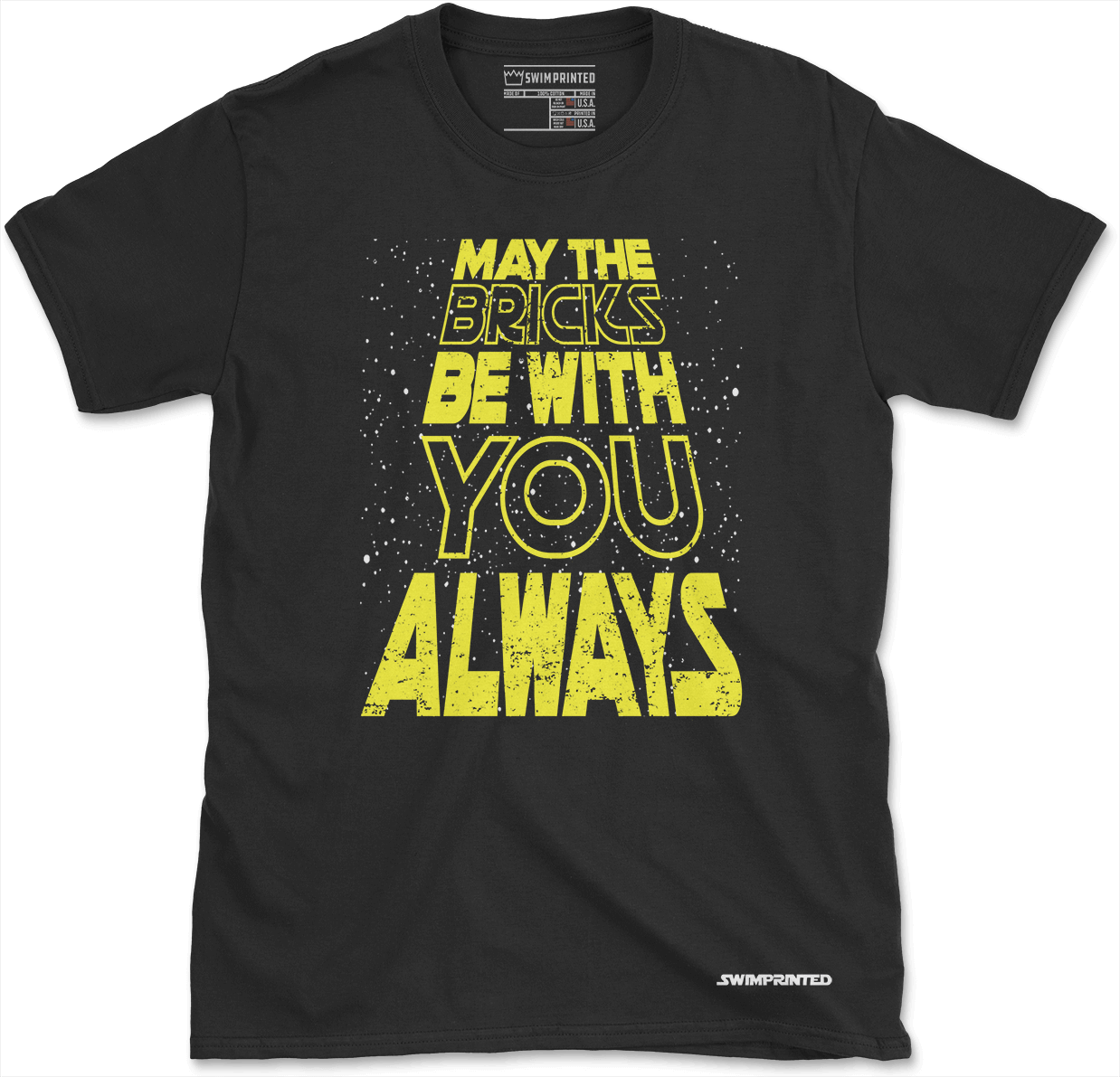 May The Bricks Be With You Always, Star Wars (Black)